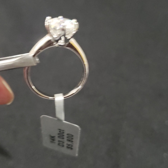 🆕️ Certified 3ct. t.w. Moissanite Diamond Solitaire - Picture 6 of 16